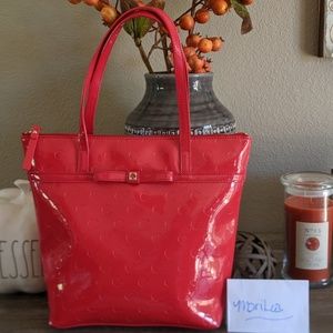 Kate Spade bright Coral patent leather